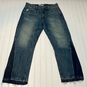 Fidelity Denim Women Taylor Straight Crop Jeans Capri 28 NEW. 183